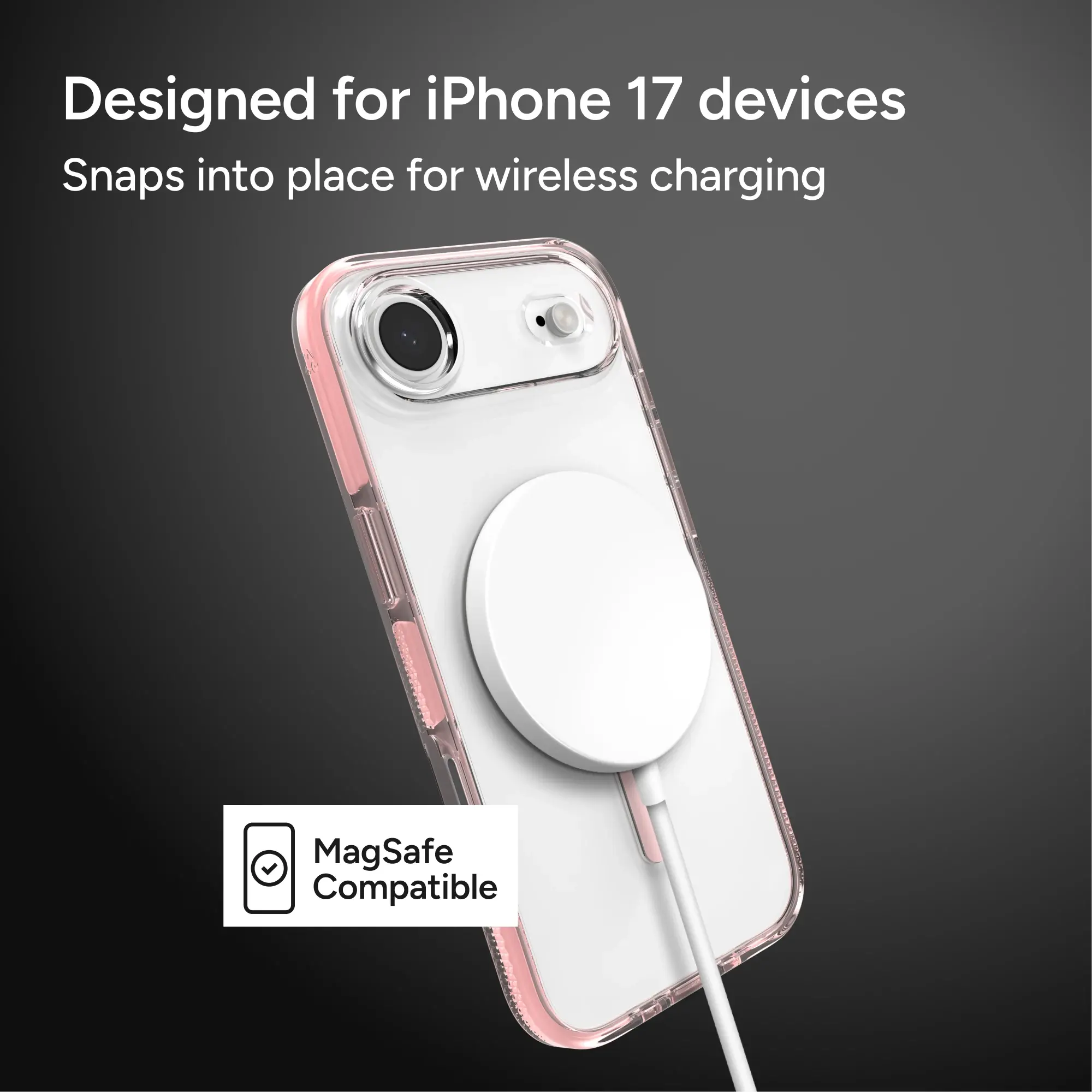 ZAGG Santa Cruz Snap Apple iPhone Air Hoesje MagSafe Back Cover Roze afbeelding 5