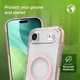 ZAGG Santa Cruz Snap Apple iPhone Air Hoesje MagSafe Back Cover Roze afbeelding 7