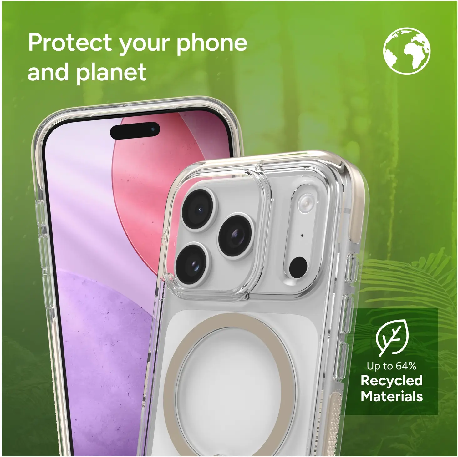 ZAGG Santa Cruz Snap Apple iPhone 17 Pro Max Hoesje MagSafe Back Cover Titanium afbeelding 7
