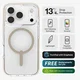 ZAGG Santa Cruz Snap Apple iPhone 17 Pro Max Hoesje MagSafe Back Cover Titanium afbeelding 2