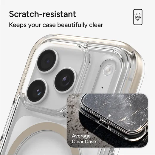 ZAGG Santa Cruz Snap Apple iPhone 17 Pro Max Hoesje MagSafe Back Cover Titanium afbeelding 5