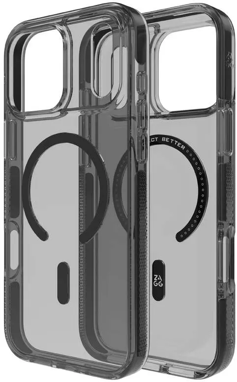 ZAGG Santa Cruz Snap iPhone 17 Pro Max Hoesje MagSafe Back Cover Matte Black afbeelding 7