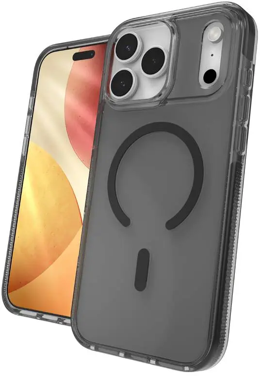 ZAGG Santa Cruz Snap iPhone 17 Pro Max Hoesje MagSafe Back Cover Matte Black afbeelding 2