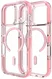ZAGG Santa Cruz Snap Apple iPhone 17 Pro Hoesje MagSafe Back Cover Roze afbeelding 2