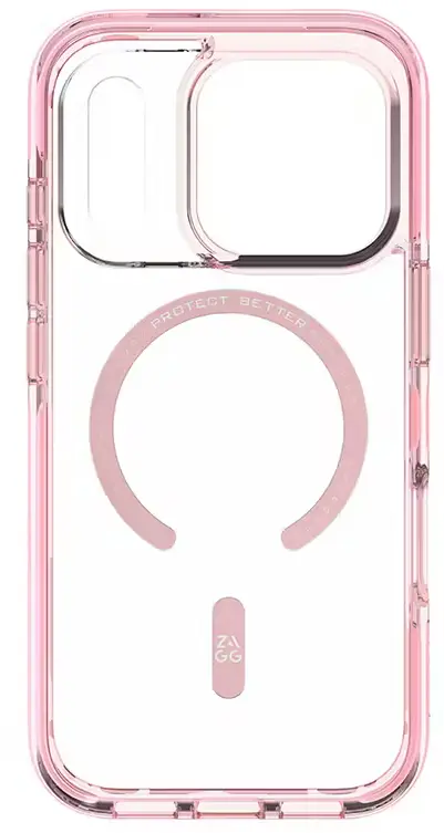 ZAGG Santa Cruz Snap Apple iPhone 17 Pro Hoesje MagSafe Back Cover Roze afbeelding 3
