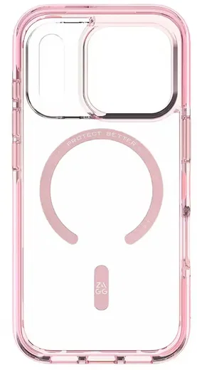 ZAGG Santa Cruz Snap Apple iPhone 17 Pro Hoesje MagSafe Back Cover Roze afbeelding 3