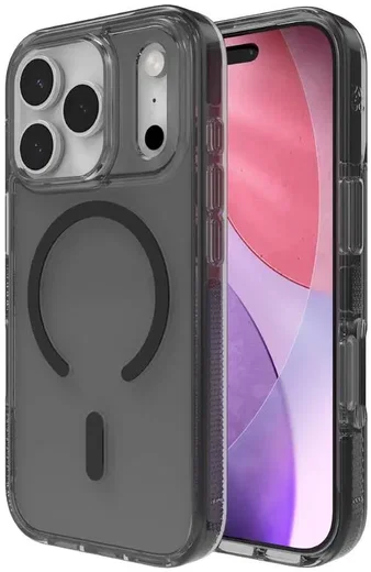 ZAGG Santa Cruz Snap Apple iPhone 17 Pro Hoesje MagSafe Back Cover Matte Black afbeelding 8