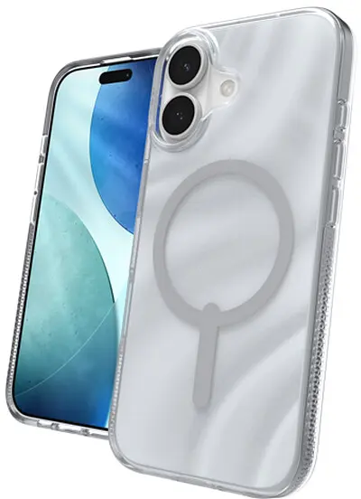 ZAGG Milan Snap Apple iPhone 17 Hoesje MagSafe Back Cover Swirl Silver afbeelding 1