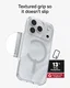 ZAGG Milan Snap Apple iPhone 17 Pro Hoesje MagSafe Back Cover Basin Glitter Swrl afbeelding 4