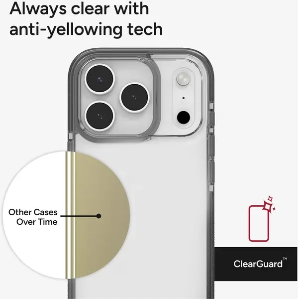 ZAGG Santa Cruz Apple iPhone 17 Pro Hoesje Back Cover Zwart afbeelding 2