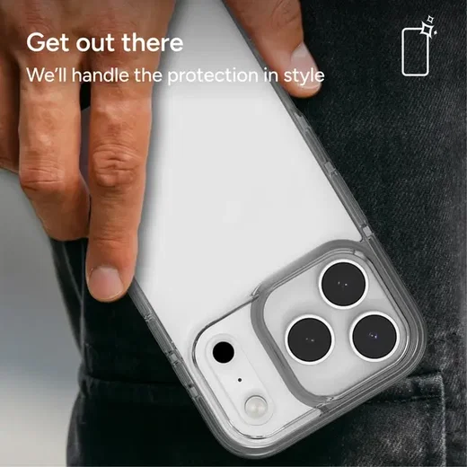 ZAGG Santa Cruz Apple iPhone 17 Pro Hoesje Back Cover Zwart afbeelding 3