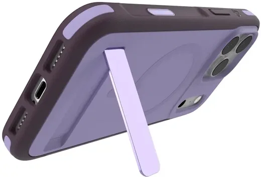ZAGG Sedona Snap Kickstand iPhone 17 Pro Max Hoesje MagSafe Back Cover Paars afbeelding 5