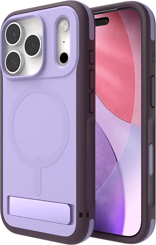 ZAGG Sedona Snap Kickstand iPhone 17 Pro Max Hoesje MagSafe Back Cover Paars afbeelding 1
