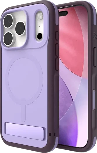 ZAGG Sedona Snap Kickstand iPhone 17 Pro Max Hoesje MagSafe Back Cover Paars afbeelding 1