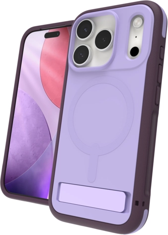 ZAGG Sedona Snap Kickstand Apple iPhone 17 Pro Hoesje MagSafe Back Cover Paars afbeelding 1