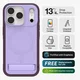 ZAGG Sedona Snap Kickstand Apple iPhone 17 Pro Hoesje MagSafe Back Cover Paars afbeelding 2