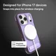 ZAGG Sedona Snap Kickstand Apple iPhone 17 Pro Hoesje MagSafe Back Cover Paars afbeelding 8
