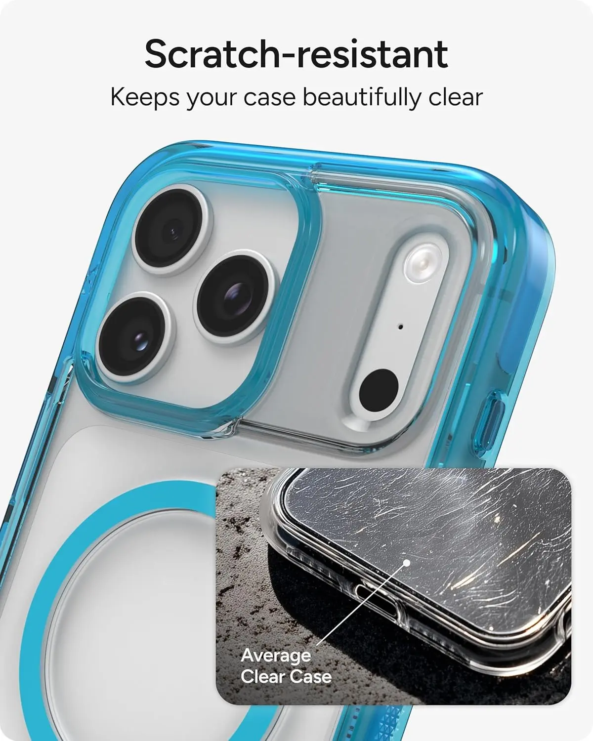 ZAGG Santa Cruz Snap iPhone 17 Pro Max Hoesje MagSafe Back Cover Blauw afbeelding 7