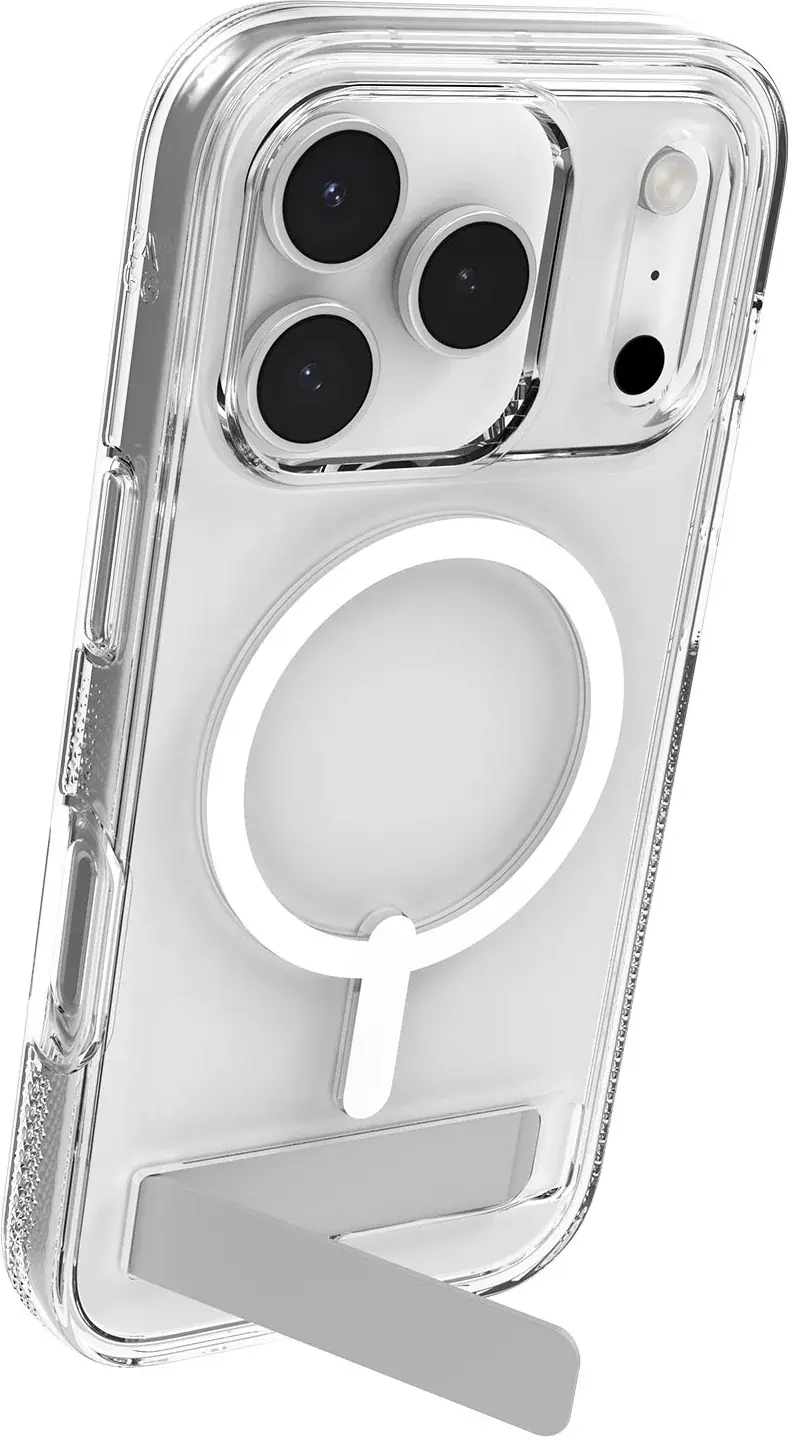 ZAGG Crystal Palace Snap Stand CB iPhone 17 Pro Max Hoesje MagSafe Transparant afbeelding 14
