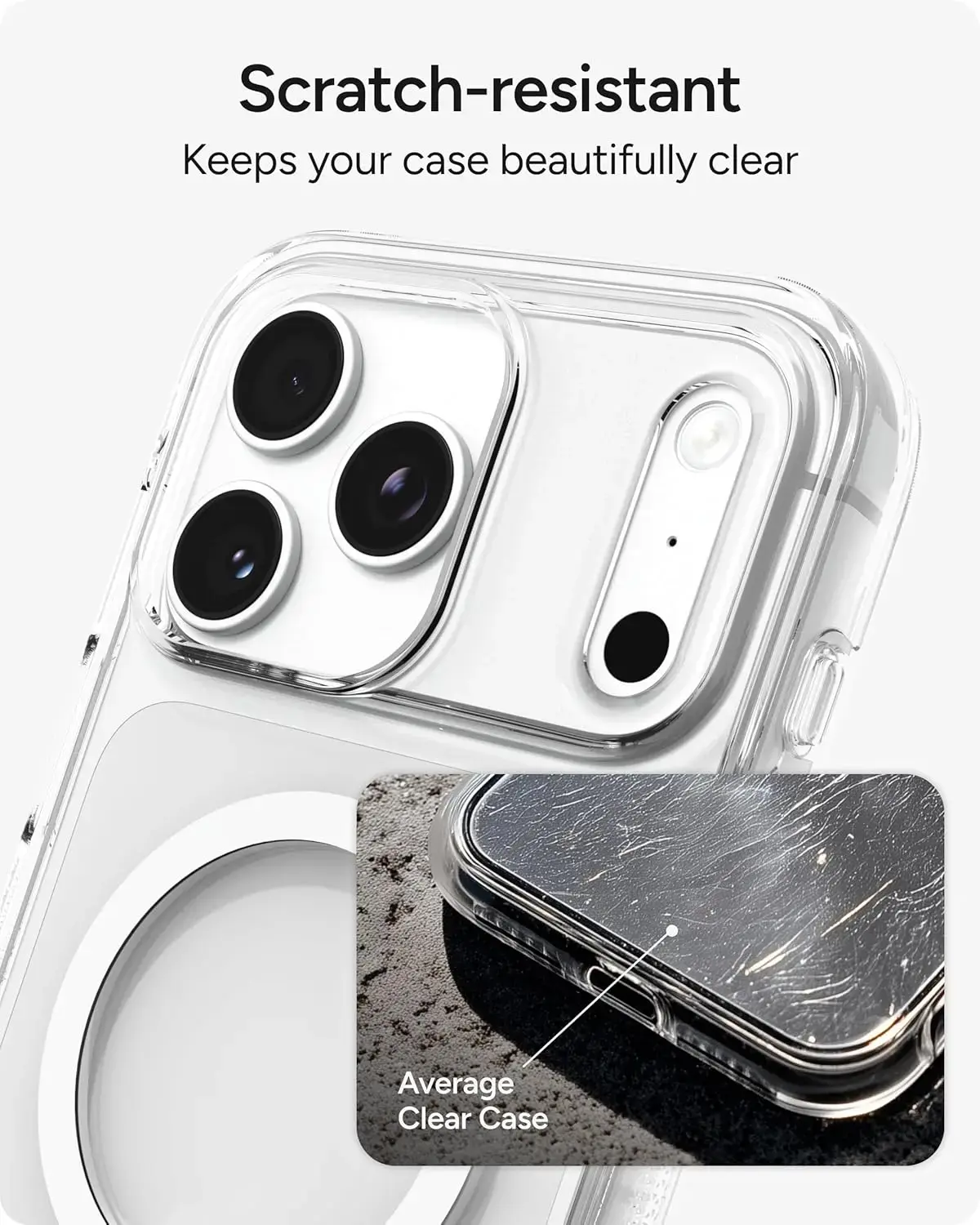 ZAGG Crystal Palace Snap Stand CB iPhone 17 Pro Max Hoesje MagSafe Transparant afbeelding 10