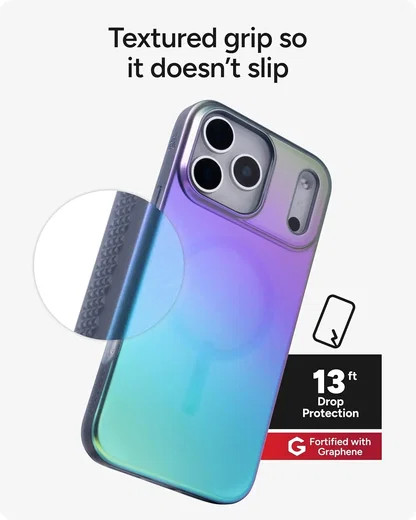 ZAGG Milan Snap Apple iPhone 17 Pro Max Hoesje MagSafe Back Cover Raven Feathr afbeelding 5