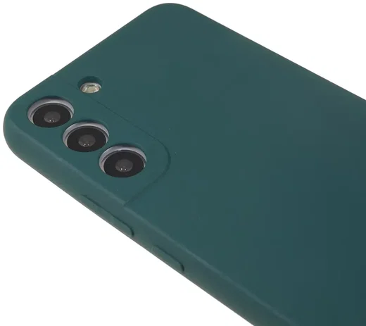 Samsung Galaxy S21 FE Hoesje met Camera Bescherming Dun TPU Groen afbeelding 5