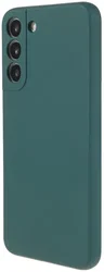 Samsung Galaxy S21 FE Hoesje met Camera Bescherming Dun TPU Groen afbeelding