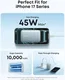 Anker Nano (45W) 10.000 mAh Powerbank Vaste USB-C Kabel Blauw afbeelding 4