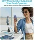 Anker Zolo (50W) 2x USB-A / 2x USB-C GaN Snellader Power Delivery Zwart afbeelding 4