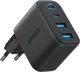 Anker Zolo (50W) 2x USB-A / 2x USB-C GaN Snellader Power Delivery Zwart afbeelding 1