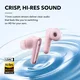 Anker SoundCore Liberty 4 Draadloze Oordopjes Noise Cancelling Roze afbeelding 2