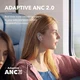 Anker SoundCore Liberty 4 Draadloze Oordopjes Noise Cancelling Roze afbeelding 5