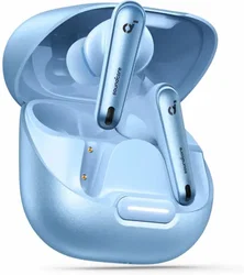 Anker SoundCore Liberty 4 Draadloze Oordopjes Noise Cancelling Blauw afbeelding