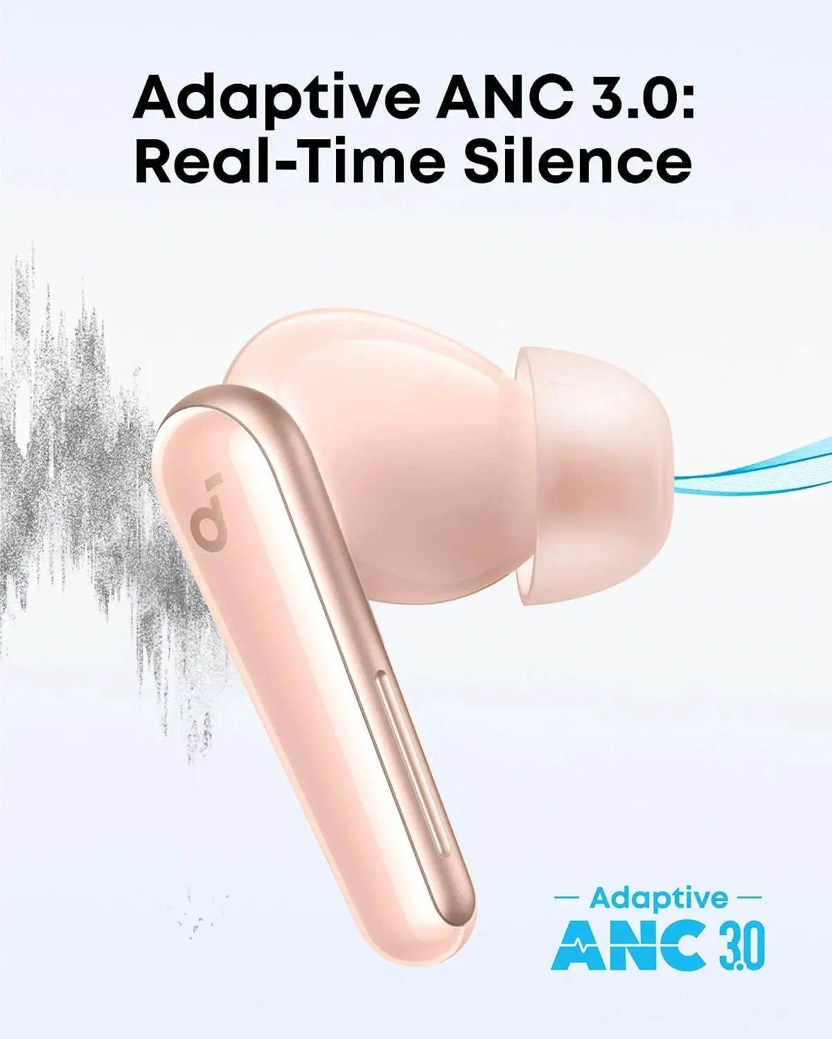 Soundcore Liberty 5 draadloze oordopjes met ANC en Dolby Audio - Roze afbeelding 5
