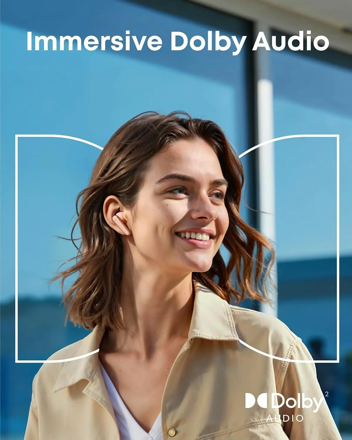 Soundcore Liberty 5 draadloze oordopjes met ANC en Dolby Audio - Roze afbeelding 4