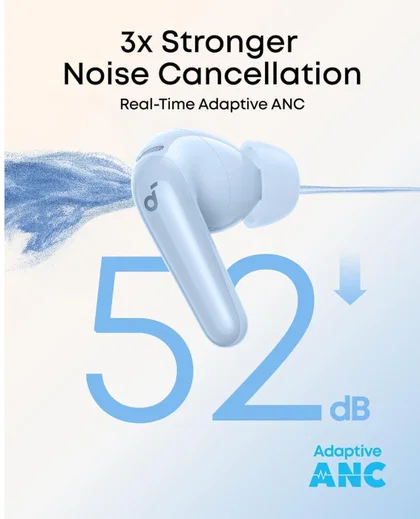 Anker Soundcore R60i Draadloze Bluetooth Oordopjes Noise Cancelling Blauw afbeelding 7