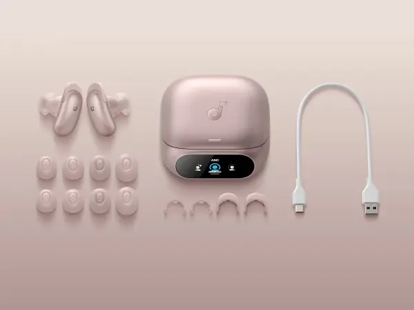 Anker Soundcore Liberty 5 Pro Draadloze Oordopjes Noise Cancelling Roze afbeelding 12