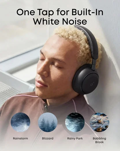Anker SoundCore Space 2 Draadloze Koptelefoon Noise Cancelling Zwart afbeelding 6