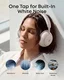 Anker SoundCore Space 2 Draadloze Koptelefoon Noise Cancelling Wit afbeelding 6