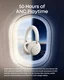 Anker SoundCore Space 2 Draadloze Koptelefoon Noise Cancelling Wit afbeelding 3