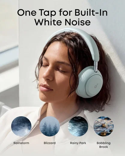 Anker SoundCore Space 2 Draadloze Koptelefoon Noise Cancelling Groen afbeelding 6