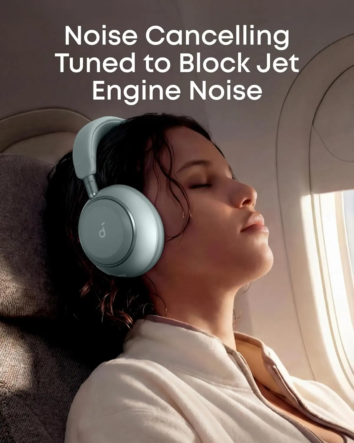Anker SoundCore Space 2 Draadloze Koptelefoon Noise Cancelling Groen afbeelding 4