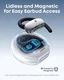Anker Soundcore V40i Draadloze 5.4 Bluetooth Oordopjes Open-Ear Wit afbeelding 3