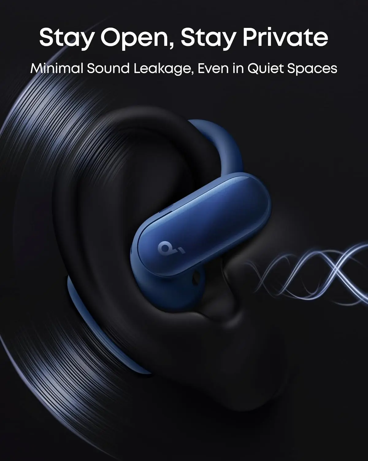 Anker Soundcore AeroFit 2 Pro 2-in-1 Draadloze Bluetooth 6.1 Oordopjes Blauw afbeelding 7