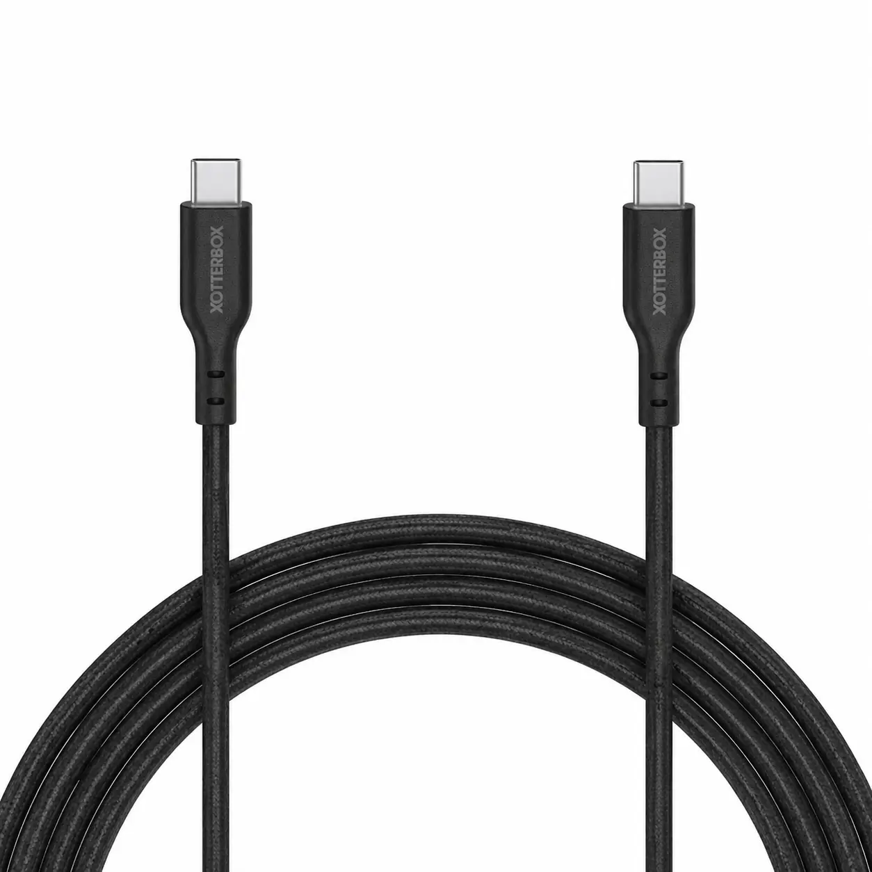 OtterBox USB-C naar USB-C PD Kabel 60W Snelladen 2M Zwart afbeelding 2