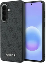 Guess Samsung Galaxy A57 Hoesje Hard Case 4G Logo Metal Logo Zwart afbeelding