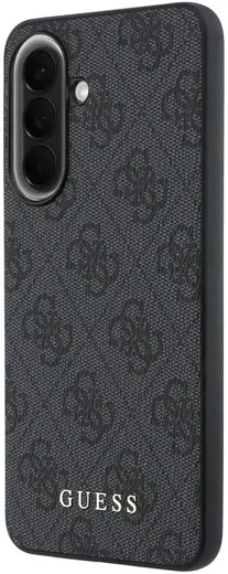 Guess Samsung Galaxy A57 Hoesje Hard Case 4G Logo Metal Logo Zwart afbeelding 2