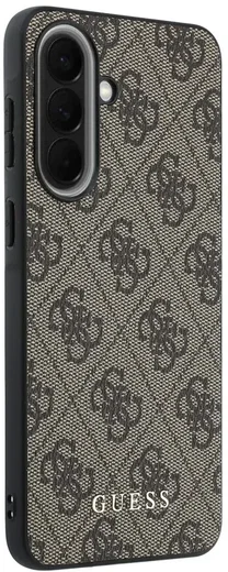 Guess Samsung Galaxy A37 Hoesje Hard Case 4G Logo Metal Logo Bruin afbeelding 4