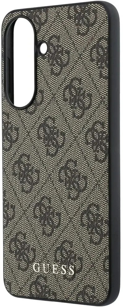 Guess Samsung Galaxy A57 Hoesje Hard Case 4G Logo Metal Logo Bruin afbeelding 6