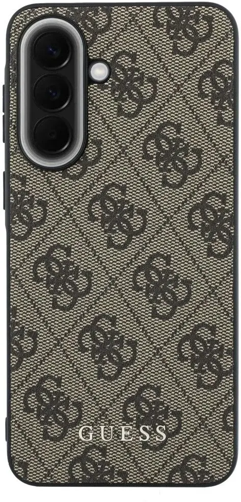 Guess Samsung Galaxy A57 Hoesje Hard Case 4G Logo Metal Logo Bruin afbeelding 3